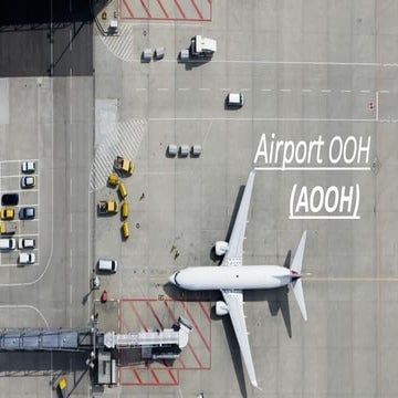 Airport advertising- AOOH