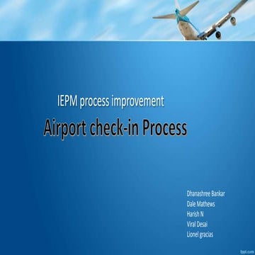 Airport check in process improvement