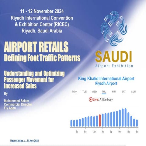 Airport Retails in Aviation , The impact  of Foot traffic on Sales