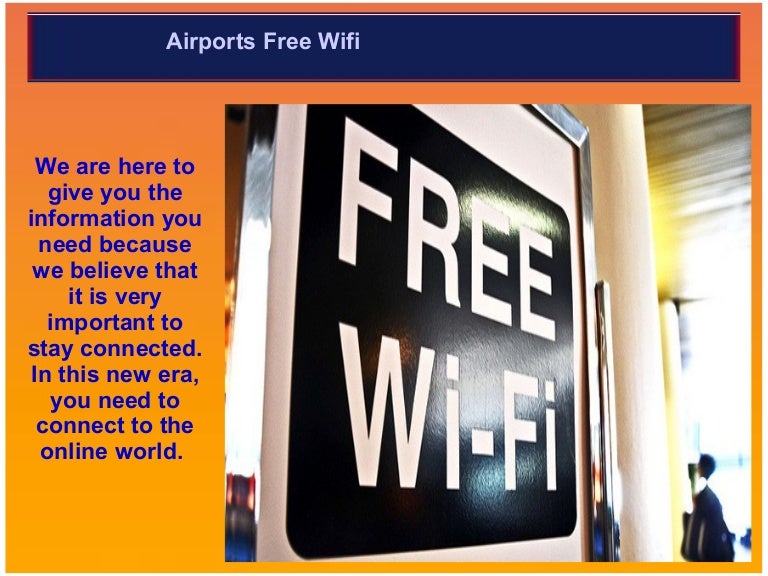 Airports Free Wifi