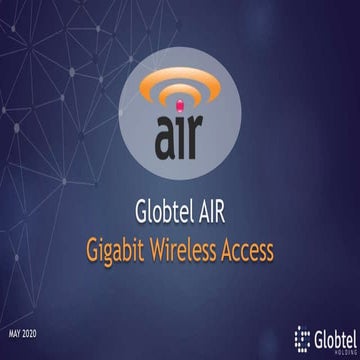 Globtel AIR Fixed Wireless Access Solution