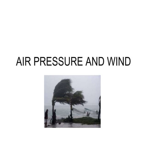 Air pressure and wind