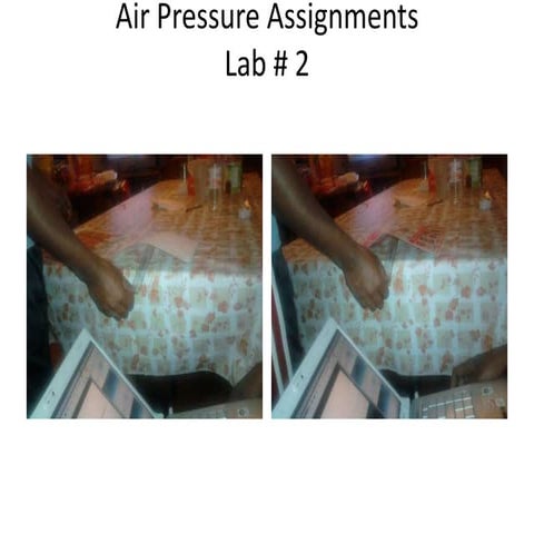 Air pressure assignments | PPTX