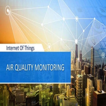 Air quality monitoring concept presentation