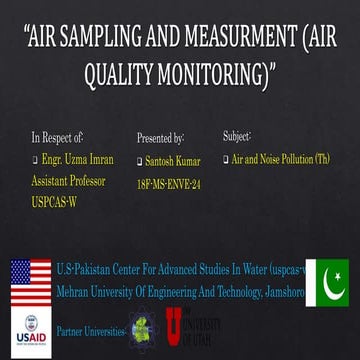 Air sampling