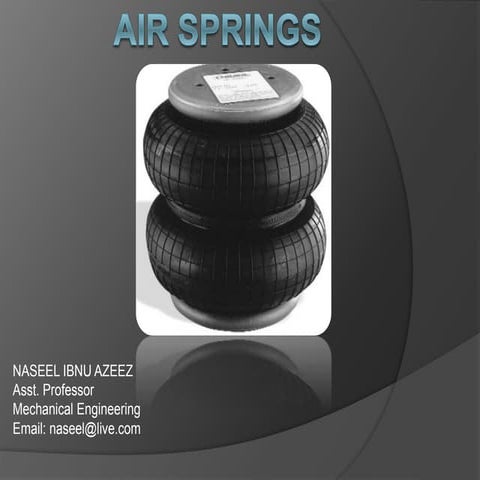 Air springs Working and Application