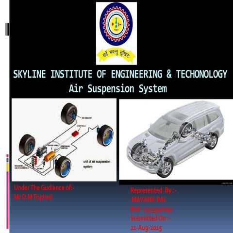 Air suspension system