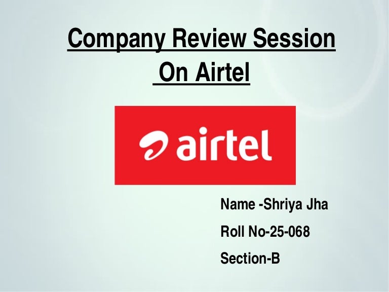 Airtel Ppt