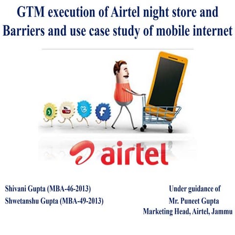 barriers and use case study for mobile internet for the age group above 40- AIRTEL