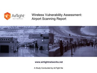 Air Tight Airport Wi Fi Scan Analysis