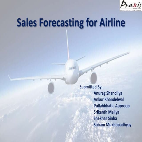 Sales Data Forecasting for Airline