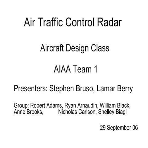 Air Traffic Cntl Radar T1 Wht Bg