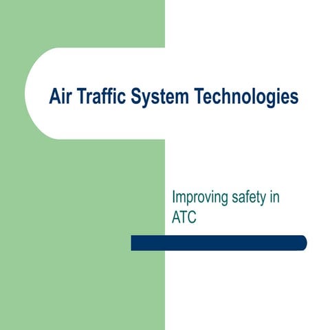 Air Traffic System Technologies