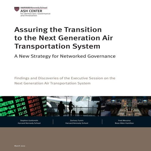 Assuring the Transition to the Next Generation Air Transportation System
