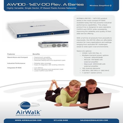 AirWalk AW100 1x Ev Do