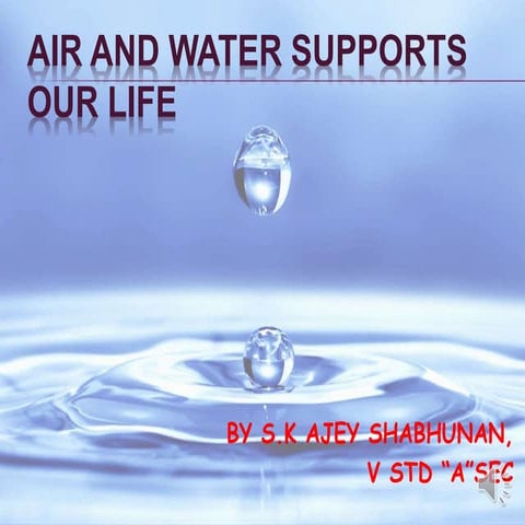 air and water
