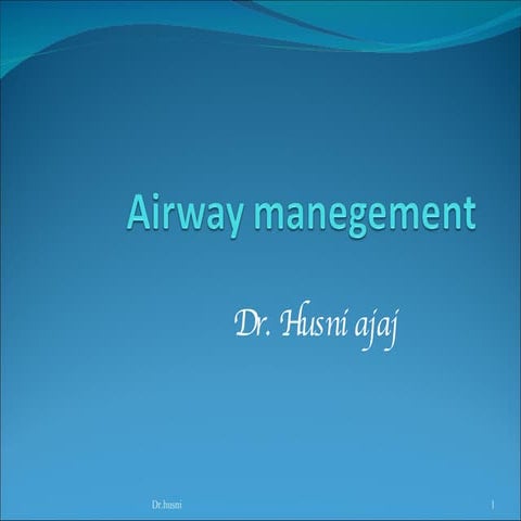 Airway Manegement