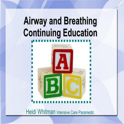 Airway and breathing 