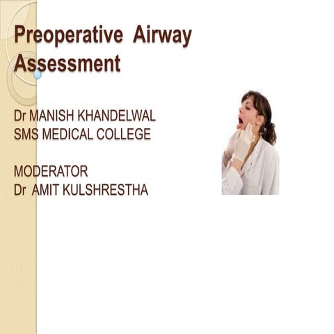 Airway assessment