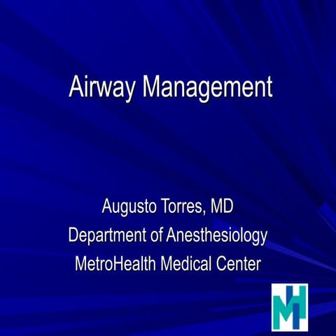 Airway management
