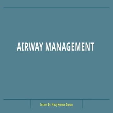 Airway Management Emergency department presentation  .pptx
