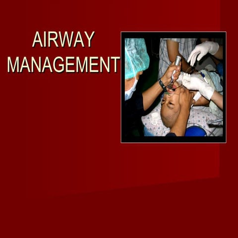 Airway management for lu6