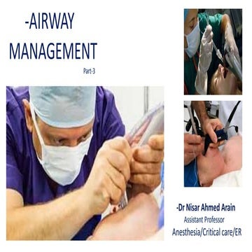 Airway management part 3.
