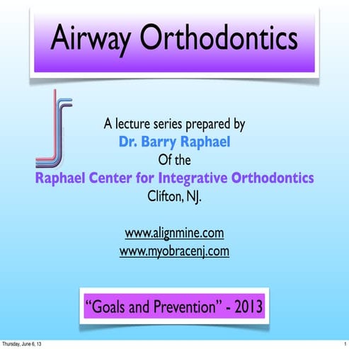 Airway ortho 5 goals and prevention | PDF