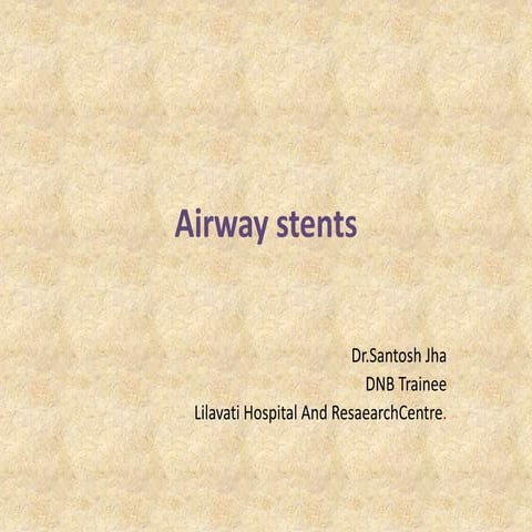 Airway stents 