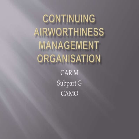 Airworthiness Management Camo
