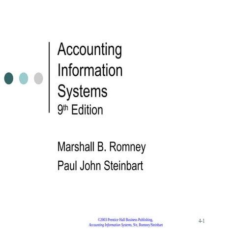 Accounting Information Systems 9th Edition | PPT