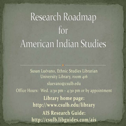Ais 100 stone_lib_guides - study guide