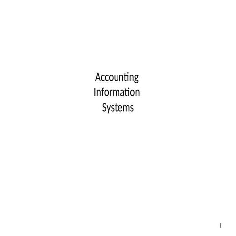 Accounting Information System Chapter 11.ppt