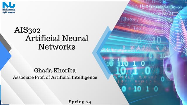 AIS302-Artificial Neural Networks-Spr24-lec4.pdf