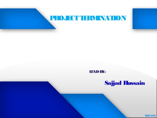Project Termination