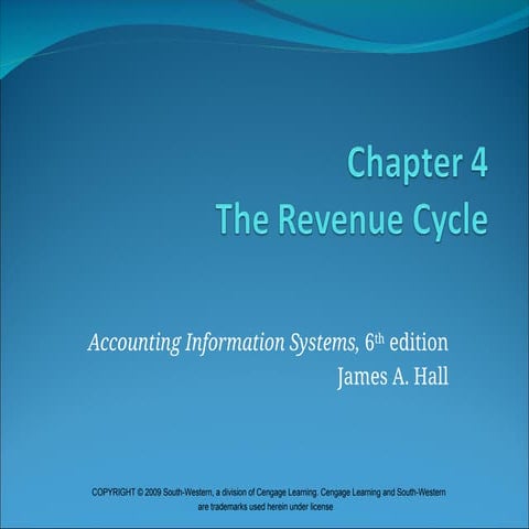 Accounting Informations System Chapter 4