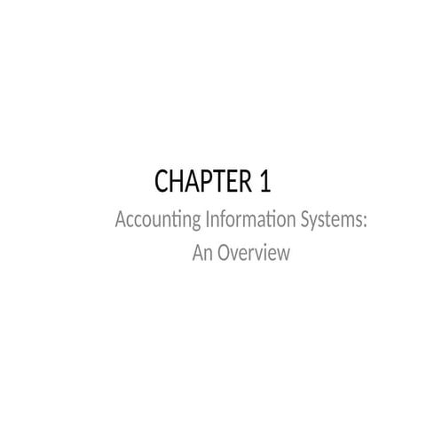Accounting Information system. chapter One.ppt