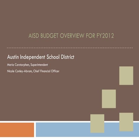 Aisd budget overview for fy2012