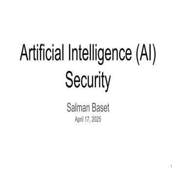 Artificial Intelligence (AI) Security, Attack Vectors, Defense Techniques, Et...