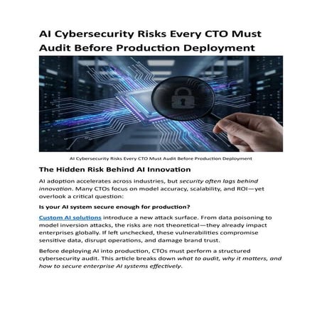 The Databricks AI Security Framework (DASF) | PDF