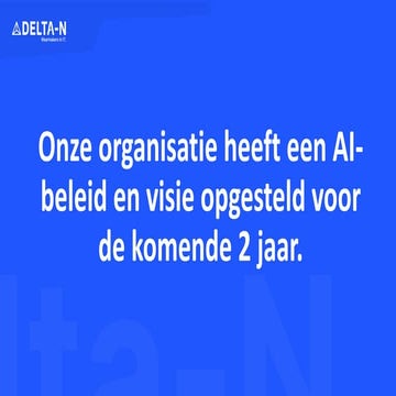AI Seminar 2025 - interactieve sessie met stellingen