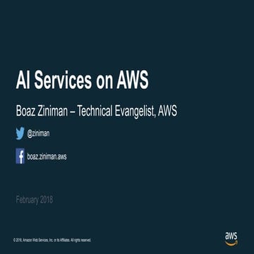 Ai Services on AWS