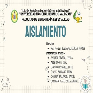 AISLAMIENTO GRUPO 6 (2).pptx