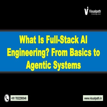 Agentic AI Course in Hyderabad | Agentic AI Course Online | PPTX