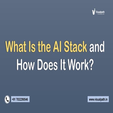 AI Stack Online Training | AI Stack Training | PPTX