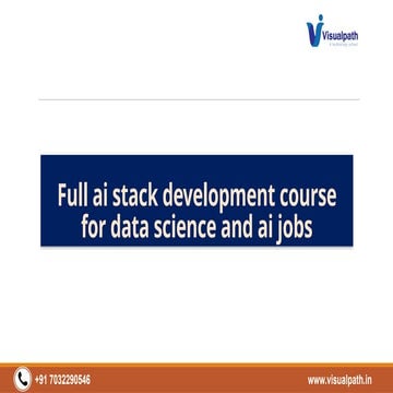 AI Stack Online Training | AI Stack Training | PPTX