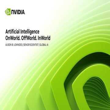 AI Star Keynote on Artificial Intelligence. OnWorld. OffWorld. InWorld