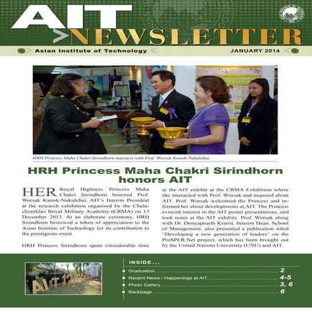 AIT Newsletter January 2014