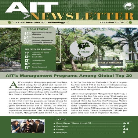 AIT Newsletter February 2014