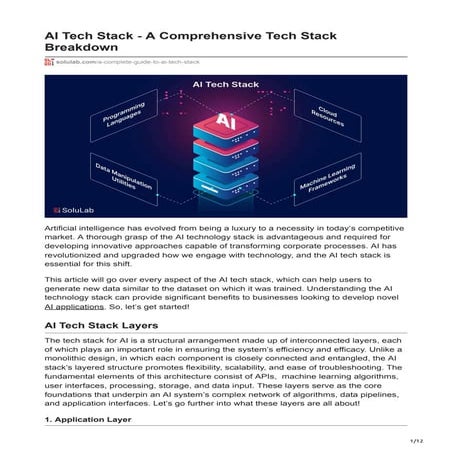 AI Tech Stack - A Comprehensive Tech Stack Breakdown.pdf